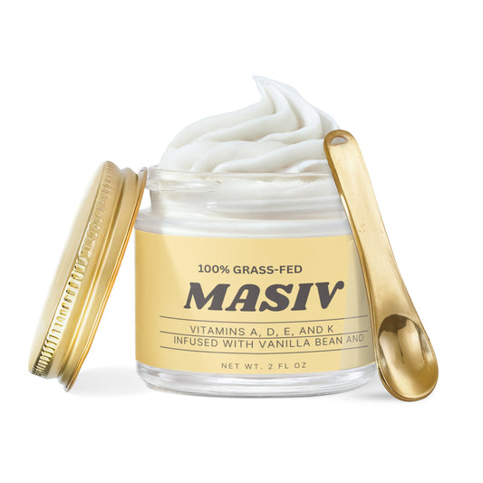 Whipped Grass-Fed Tallow Balm with Vanilla Bean