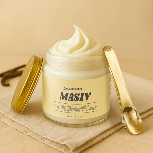 Whipped Grass-Fed Tallow Balm with Vanilla Bean